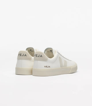 Veja Men's Campo Leather White/Natural Sneakers