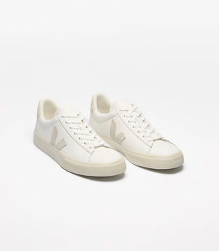 Veja Men's Campo Leather White/Natural Sneakers