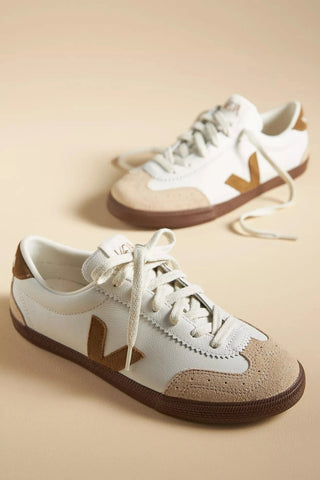 Veja Men's Volley O.T. Leather Sneaker White/Tent/Bark