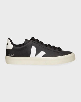 Veja Women's Campo Leather Sneaker Black/White