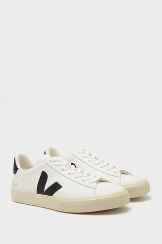 Veja Women's Campo Leather Sneaker Extra White/Black
