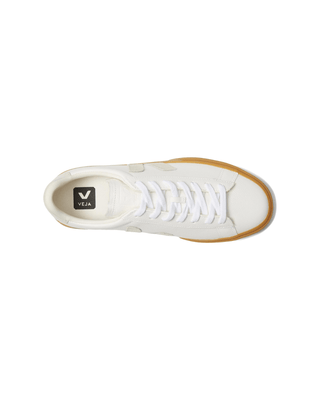 Veja Women's Campo Leather Sneaker Extra White/Natural/Natural