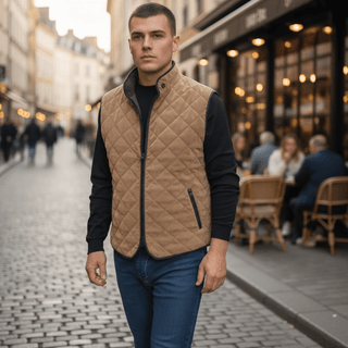Waterville Theo Quilted Corduroy  Vest