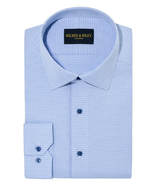 Wilkes & Riley Light Blue Tonal Vertical Stripe Shirt