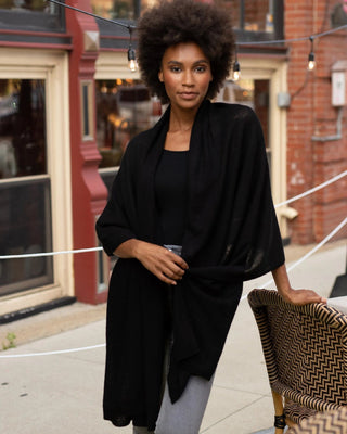 Cotton Cashmere Breezy Travel Wrap