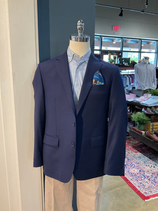 Brookwood - Navy Hopsack Sport Coat