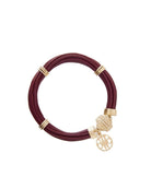 Clara Williams Bracelets Clara Williams - Aspen Leather Mulberry Bracelet