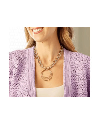 Orbit 14k Plated Small Centerpiece, Plated YG Signature Clasps