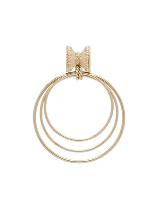 Orbit 14k Plated Small Centerpiece, Plated YG Signature Clasps