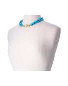 Clara Williams Necklaces Tumbled Oval Turquoise Necklace