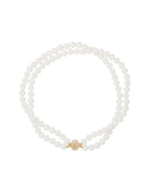 Clara Williams Necklaces White Victoire 8mm 2 Strand Necklace