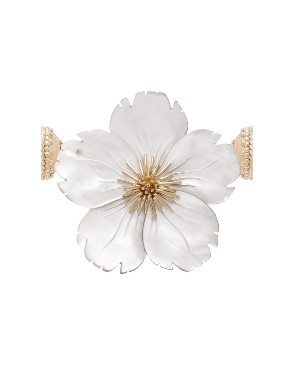 Clara Williams Pendants Large White Pearl Wildflower Centerpiece