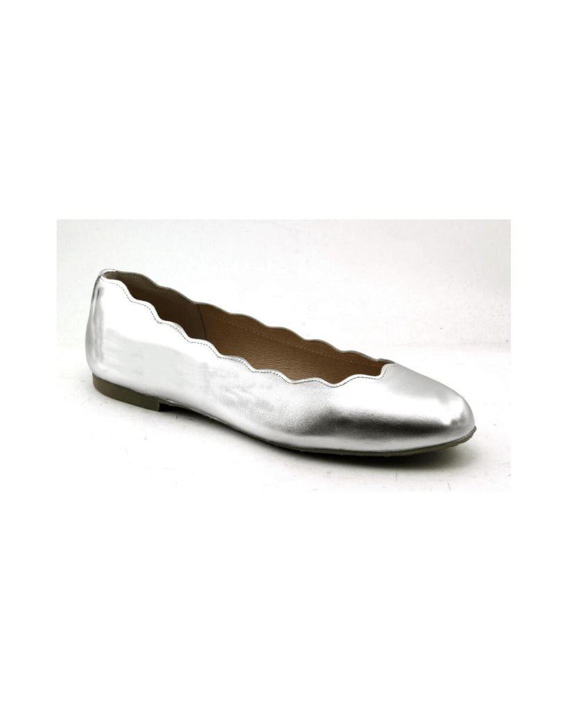 French Sole Women's Shoes FSNY Jigsaw Silver Metallic