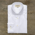 Hagen Super Fine Twill White Shirt