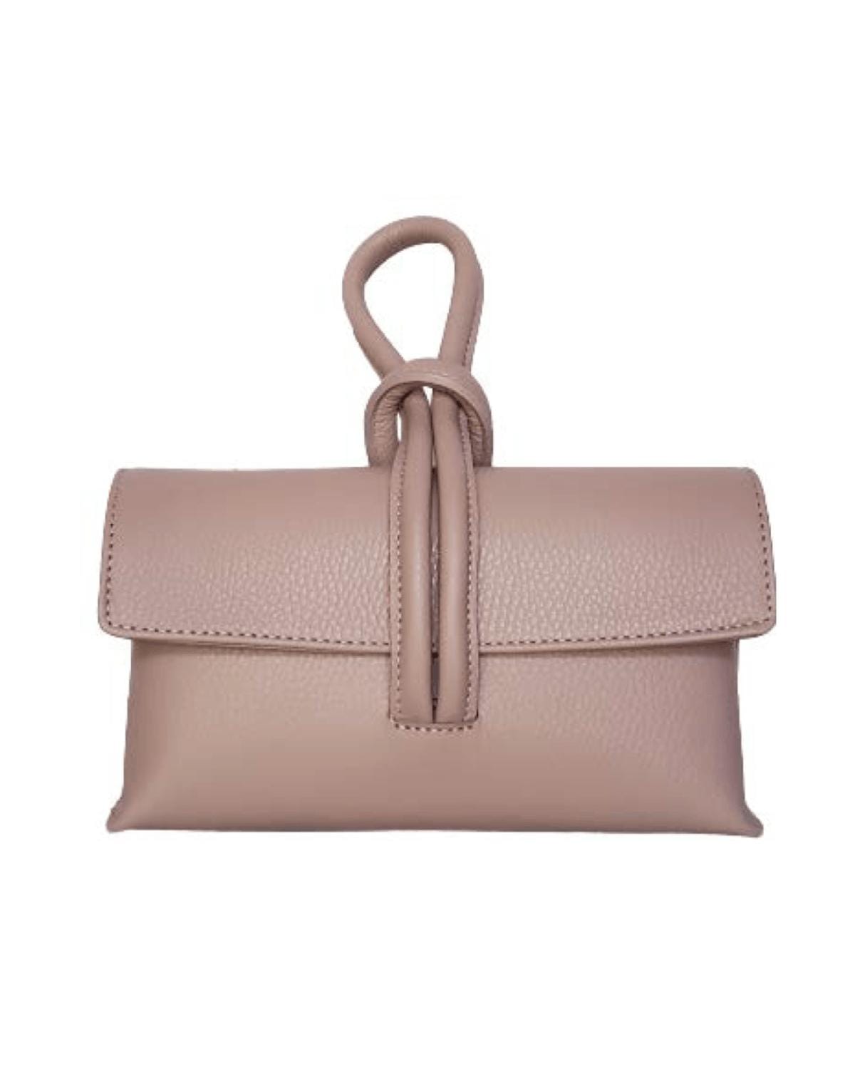 HHB Handbags Blush Nina Italian Leather Small Wrist Bag
