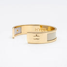 Hyde Forty-Seven Bracelets Small Gold Plated Polished Cuff