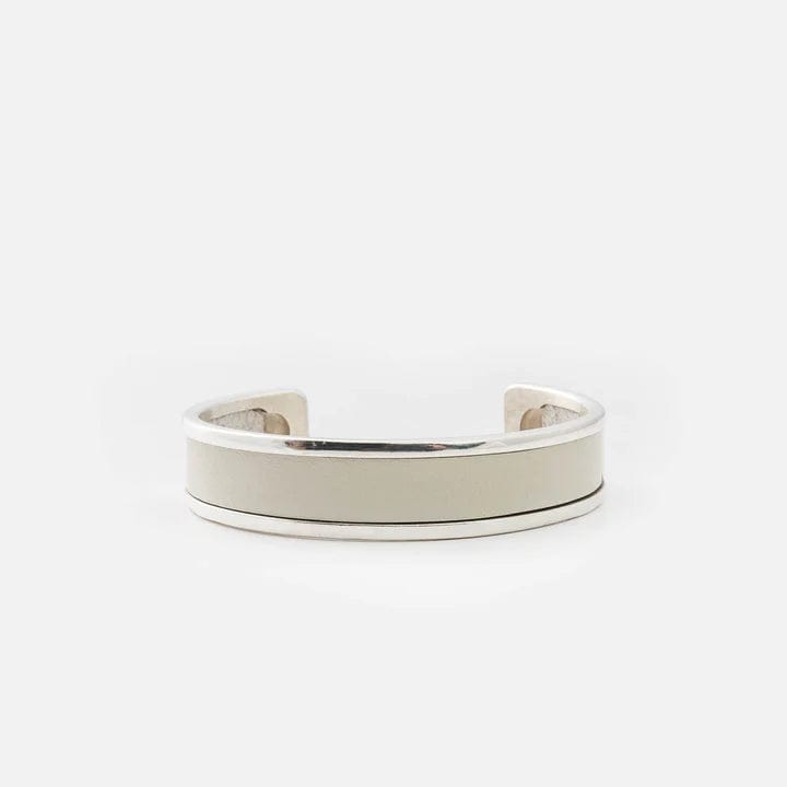 Hyde Forty-Seven Bracelets Small Rhodium Plated Polished Cuff
