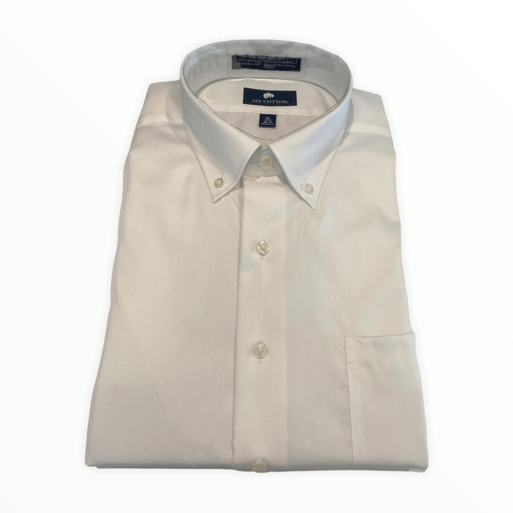 Jay Cotton Men's Shirts Jay Cotton - White Tailored Fit Dress Shirt