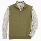 Jay Cotton Men's Vest Olive / Medium Jay Cotton - Paulo Quarter Zip Vest