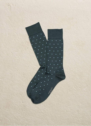 Marcoliani Polka Dot Cotton Socks Mid Calf