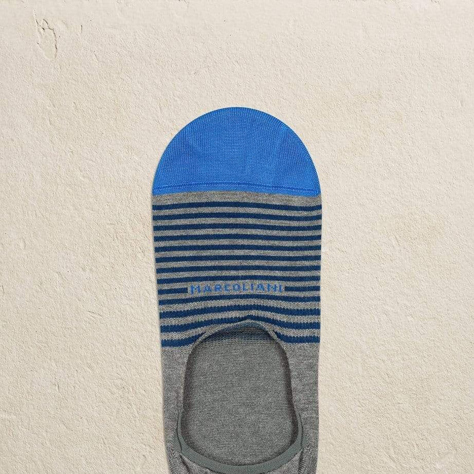 Marcoliani Men's Socks Flannel Grey / Large 8-11 Marcoliani Invisible Touch 3311k