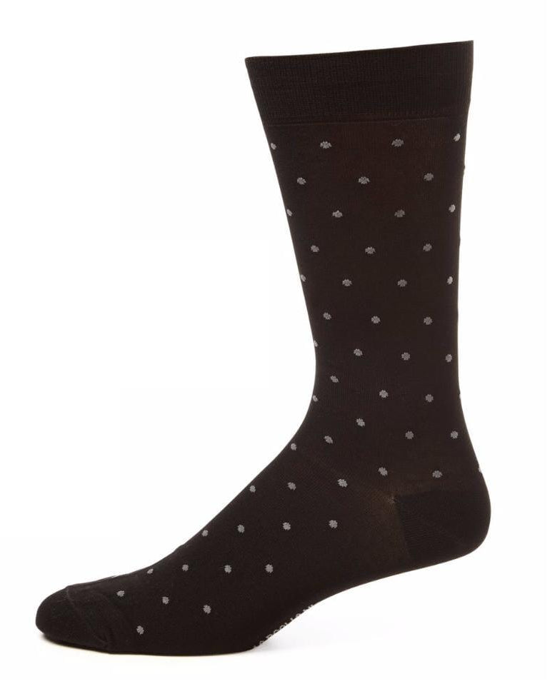 Marcoliani Men's Socks Marcoliani Polka Dot Cotton Socks Mid Calf