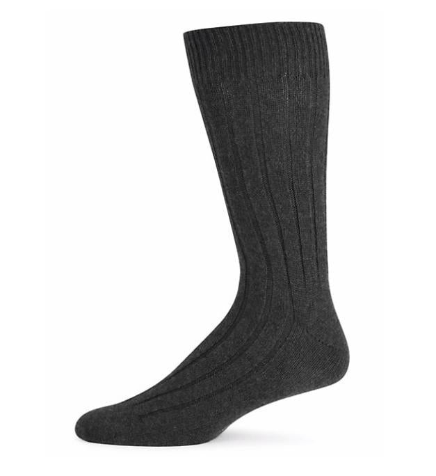 Marcoliani Men's Socks Marcoliani Ribbed Cashmere Dress Socks