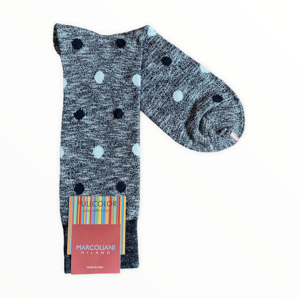 Marcoliani Men's Socks Pima Cotton Fluo Dots