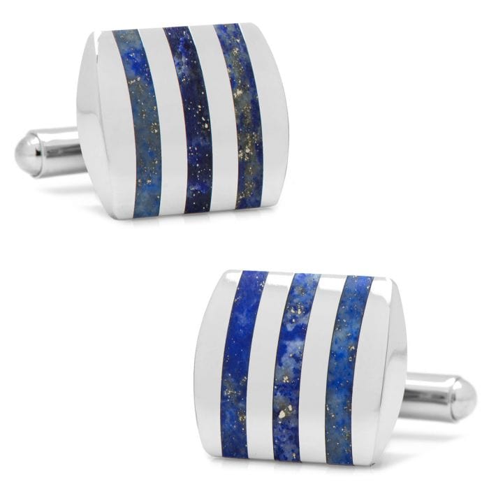 Ox & Bull Trading Co Men's Accessories Ox & Bull Trading Company Stainless & Lapis Cufflinks