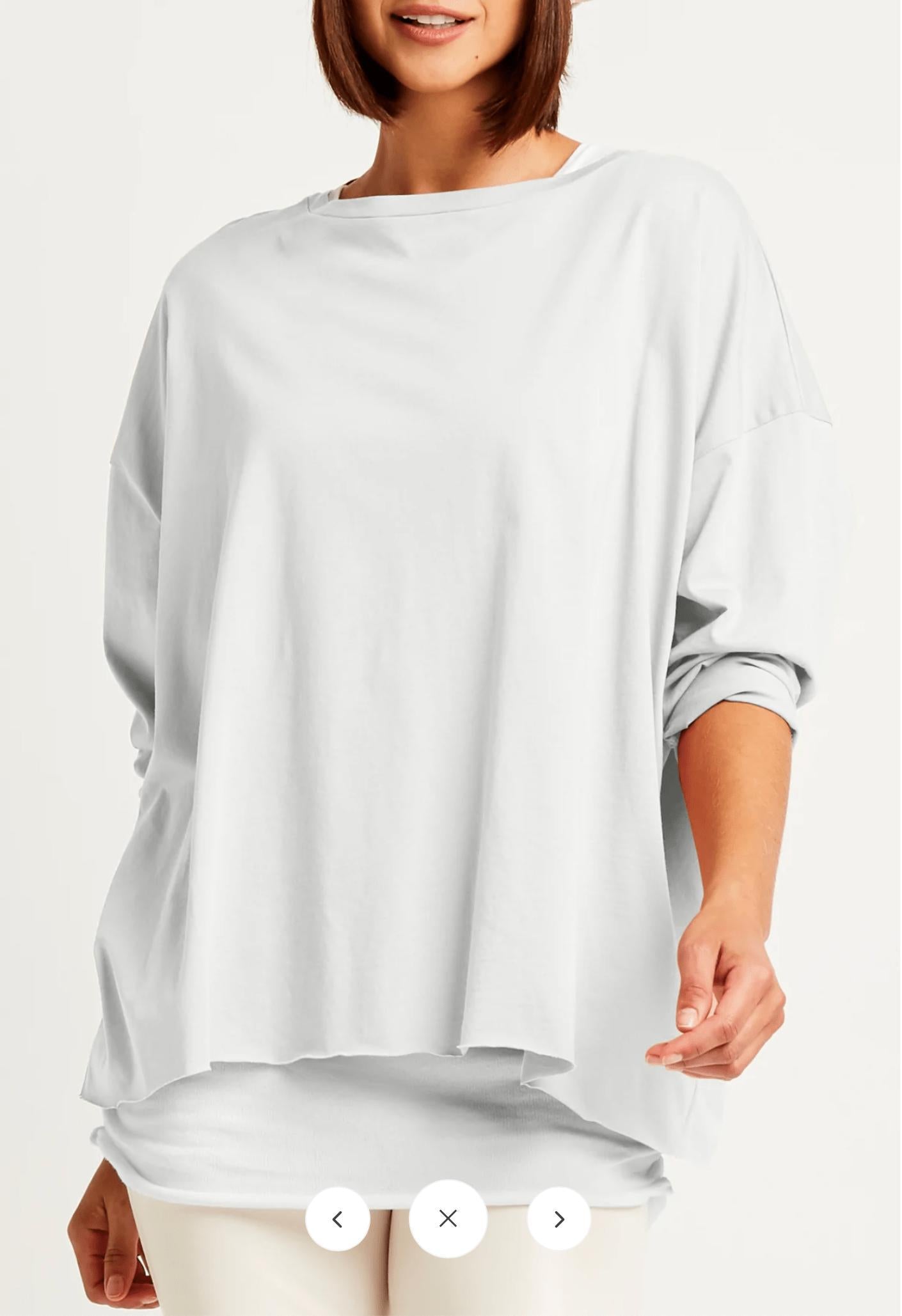 PLANET by Lauren G Women's Shirts & Tops Planet Boxy Tee O/S