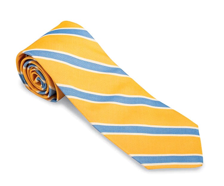 R. Hanauer Men's Necktie Yellow R Hanauer Hallberg Necktie