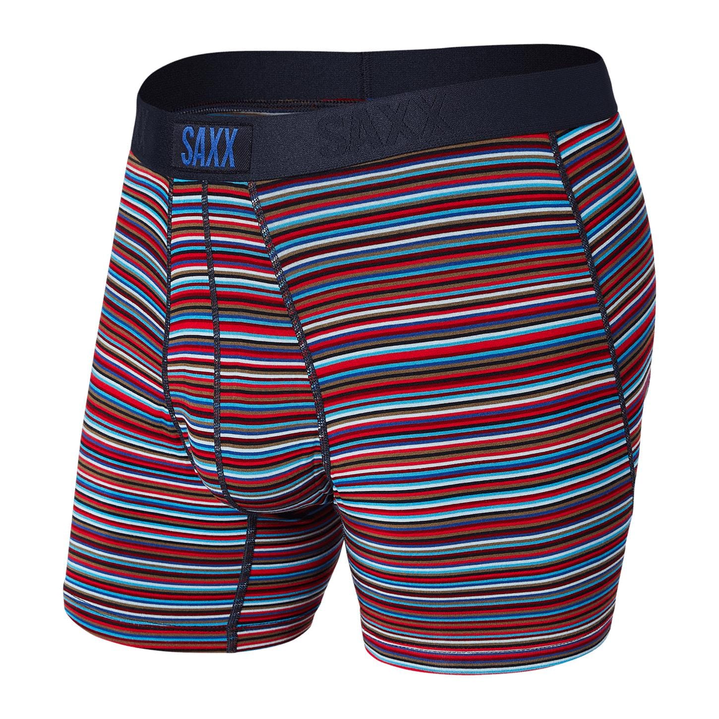 Saxx Men's Underwear Blue Vibrant Stripe / Small Saxx Vibe Boxer Brief