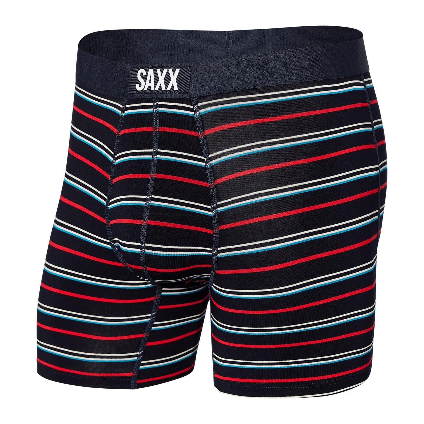 Saxx Men's Underwear Dark Ink Coastal Stripe / Small Saxx Vibe Boxer Brief