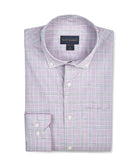 Scott Barber Men's Shirts Scott Barber Organic Cotton Plaid - Lilac