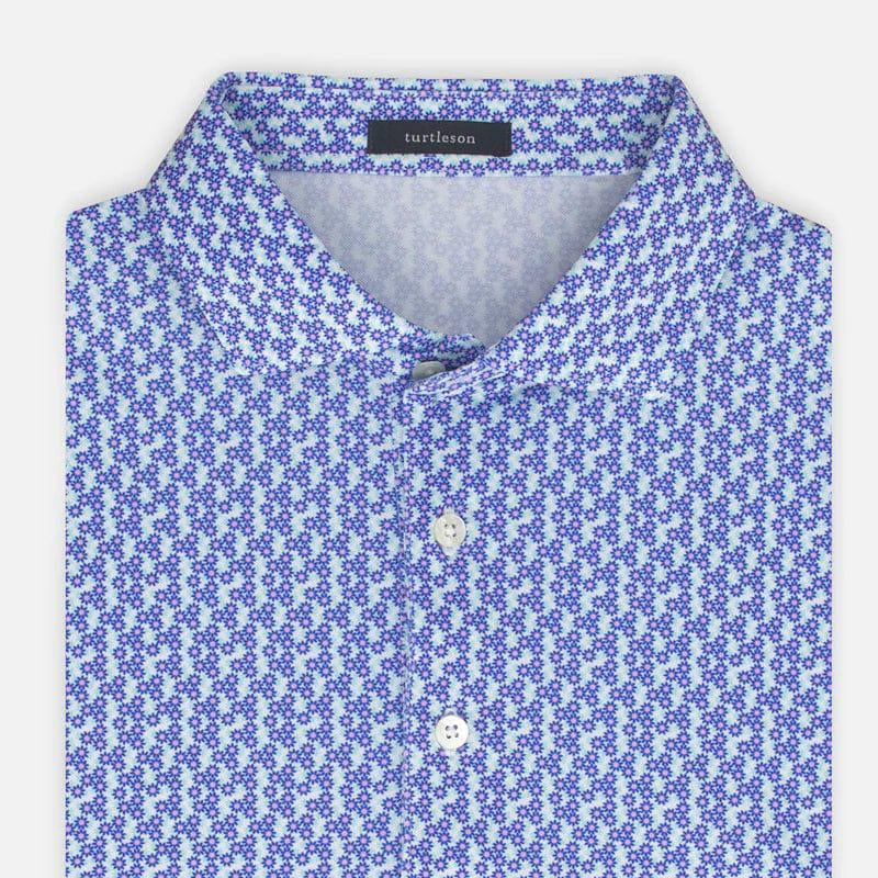 Turtleson Victor Floral Performance Polo